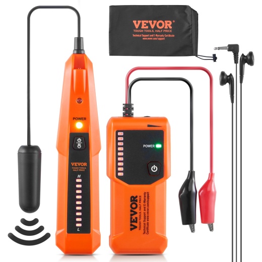 Vevor Underground Cable Locator - 3 Ft Max Detection Depth Wire Tracer