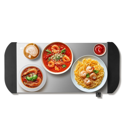 Vevor Electric Warming Tray Buffet Food Warming W/ Temp Control Stainless Steel