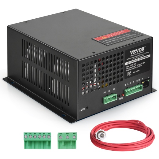 Vevor Co2 Laser Power Supply For 60W Laser Tube Laser Engravers And Cutters