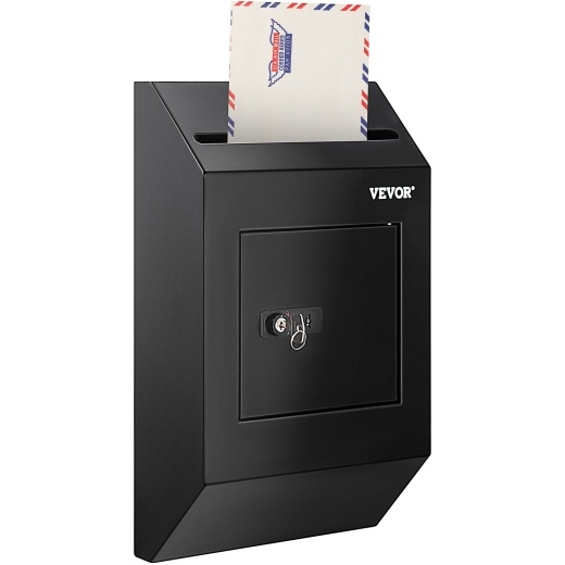 Vevor Suggestion Box with Key & Combination Lock - Secure and Large Donation Ballot Box