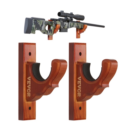 Vevor Gun Rack Wall Mount - Horizontal Gun Storage Display Rack