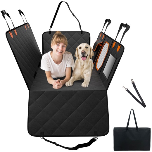 Vevor 54 X 26.5 In Dog Car Seat Cover For Back Seat Waterproof 600D For Suv