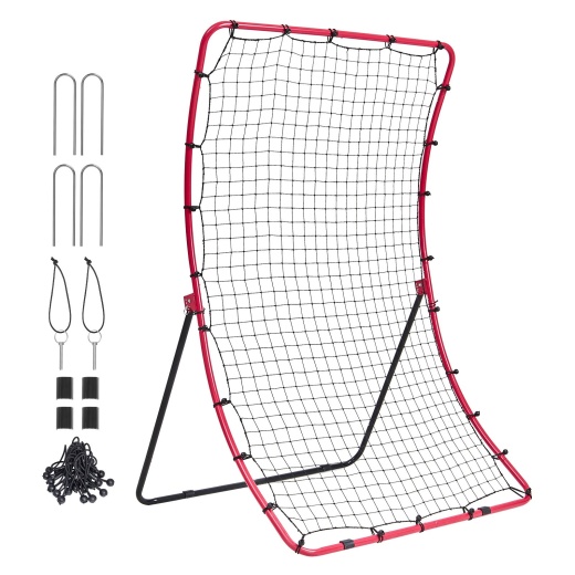 Vevor Baseball And Softball Rebounder Net 4X5.5 Ft Pitchback All Angle Fielding