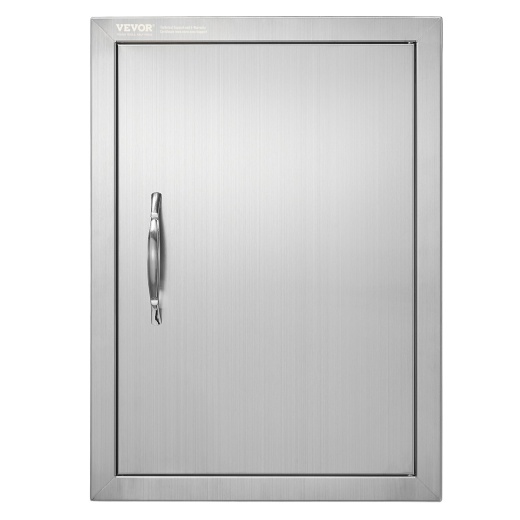 Vevor BBQ Access Door - 16W x 22H Inch Stainless Steel Flush Mount Door