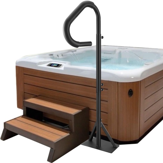 Vevor Hot Tub Handrail - 360 Rotatable Spa Side Handrail with Adjustable Height