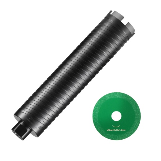 Vevor Core Drill Bit - 2.5" Wet/Dry Diamond Core Drill Bits for Brick and Block, Concrete Core Drill Bit