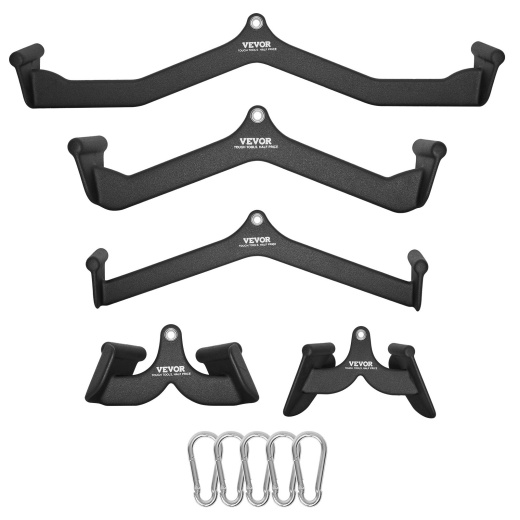 Vevor Lat Pulldown Bar Handle Attachment V-Bar T-Bar Cable Machine For Home Gym
