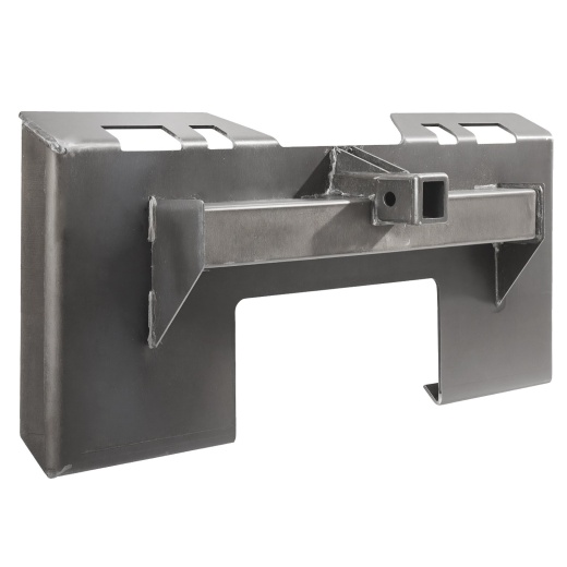 Vevor 1/4" Skid Steer Attachment Plate with 2.28" Hitch Receiver