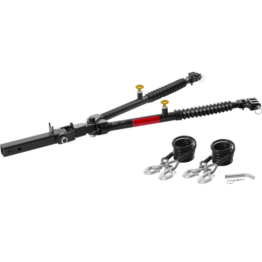 Vevor Tow Bar Bumper Mount Tow Bar 10000 Lbs Fits 2-Inch Connector With Ropes