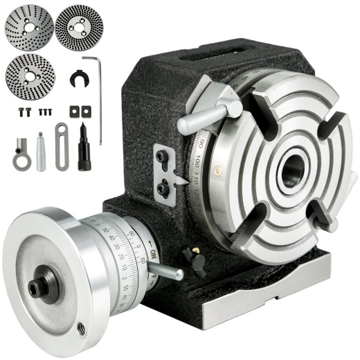 Vevor Rotary Table 4 Inch - Perfect for Precision Milling and Drilling