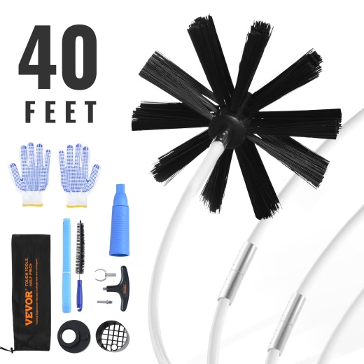 Vevor 40 Feet Dryer Vent Cleaner Kit