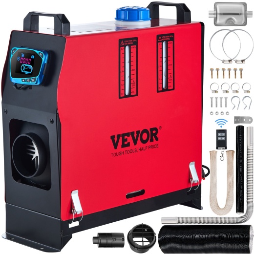 Vevor 8Kw Diesel Air Heater, 12V 8000W Remote Control Diesel Parking Heater