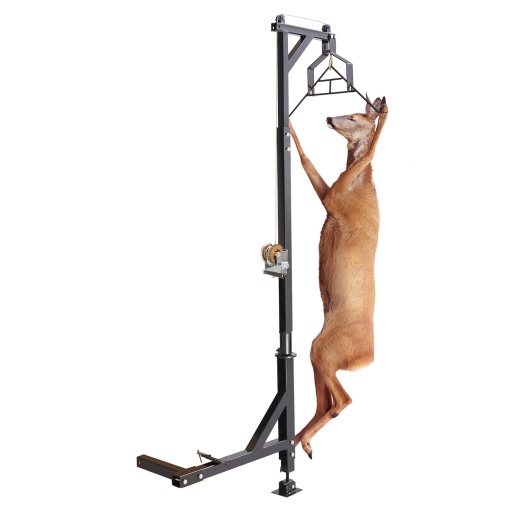 Vevor Hitch Mounted Deer Hoist - 400 Lbs Load Capacity, Winch Lift Gambrel Set, and More