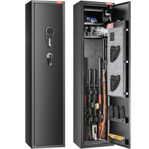 Vevor 5 Rifles Gun Safe with Digital Keypad & Lock for Home Security