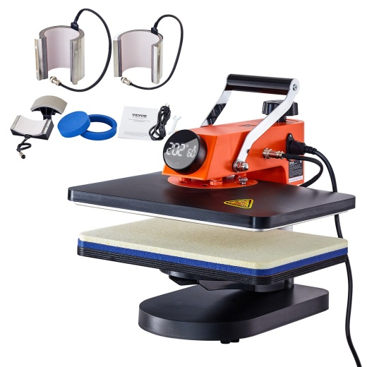 Vevor 6 in 1 Heat Press Machine for Sublimation and Heat Transfer Projects