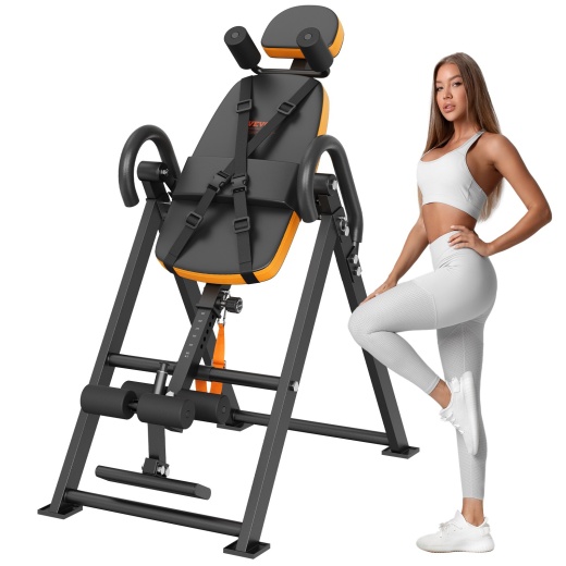 Vevor Inversion Table Foldable Strength Training Equipment Hang Exercise Bench