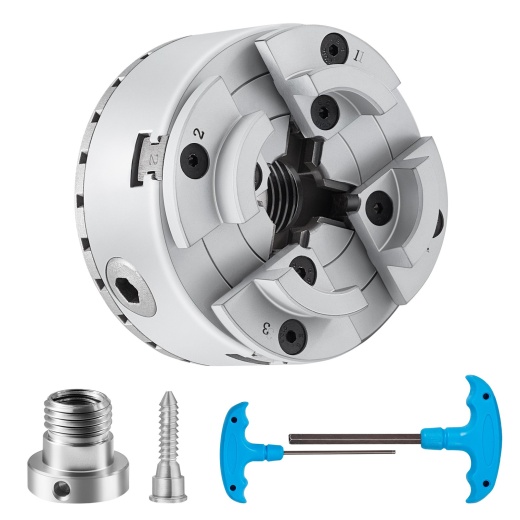 Vevor KP2-3/4 Lathe Chuck - 4-Jaw 2.75" Diameter Metal Lathe Chuck