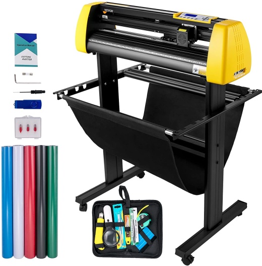 Vevor Vinyl Cutter Machine - 34" Automatic Camera Contour Cutting Plotter
