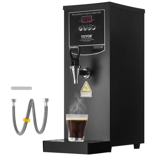 Vevor 10L Commercial Water Boiler Electric Hot Water Dispenser Stainless Steel