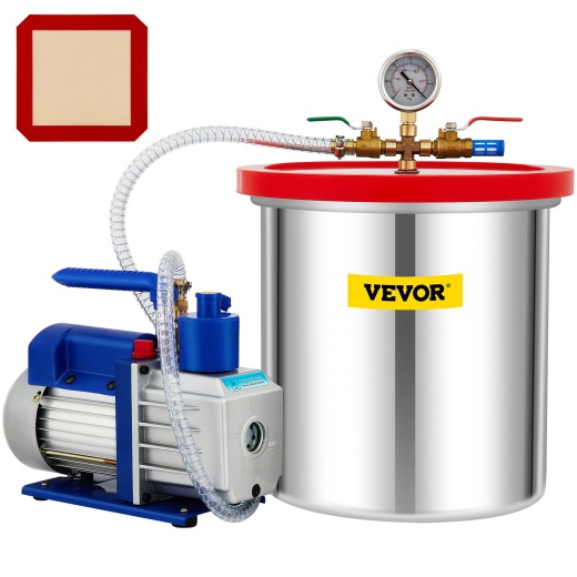 Vevor Vacuum Chamber With Pump - The Ultimate Tool for Wood Stabilization and Degassing