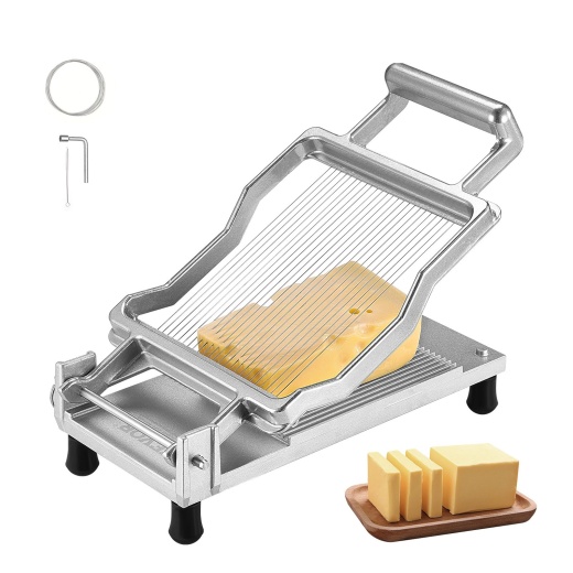 Vevor Cheese Cutter With Wire - Ultra-Thin Cheese Slicer