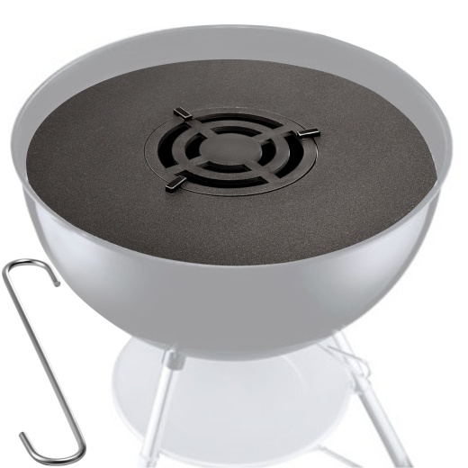 Vevor 40" Replacement BBQ Grill Griddle Grate - Carbon Steel Griddle Grill Attachment