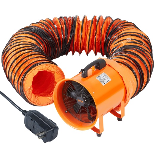 Vevor Portable Ventilator - Industrial Utility Blower for Dust, Smoke, and More