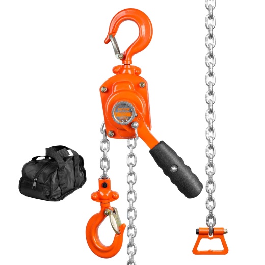 Vevor Manual Lever Chain Hoist - 1/2 Ton 1100 Lbs Capacity