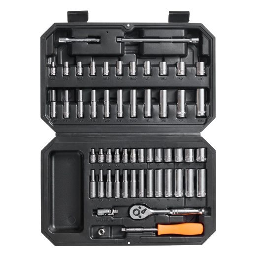 Vevor Socket Set, 1/4 Inch Drive Socket and Ratchet Set, 54 Pieces Tool Set