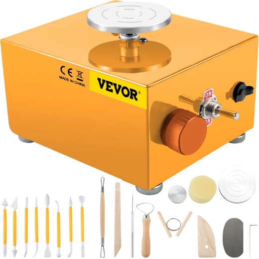 Vevor Mini Pottery Wheel 30W Ceramic Wheel Adjustable Speed Clay Machines