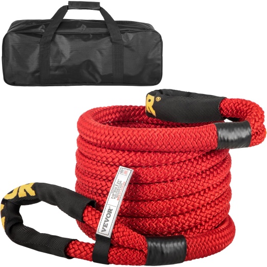 Vevor 7/8" X 21' Kinetic Recovery Rope for Heavy-Duty Off-Road Applications