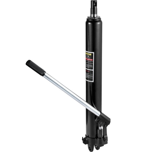 Vevor Hydraulic Long Ram Jack - 3 Tons Capacity Manual Cherry Picker