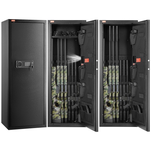 Vevor 8-10 Rifles Gun Safe with Lock & Digital Keypad