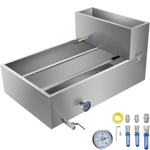 Vevor Maple Syrup Evaporator Pan - 36x24x18.5 Inch Stainless Steel