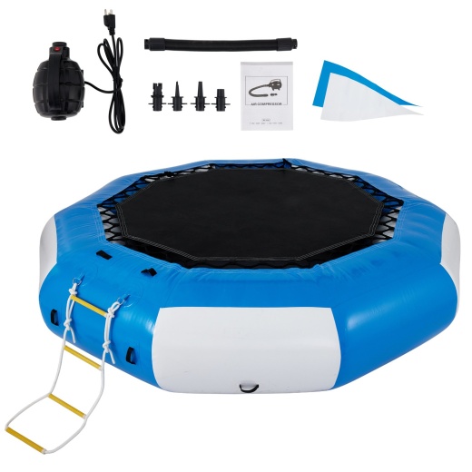 Vevor 13Ft Inflatable Water Bouncer - Water Trampoline for Ultimate Summer Fun