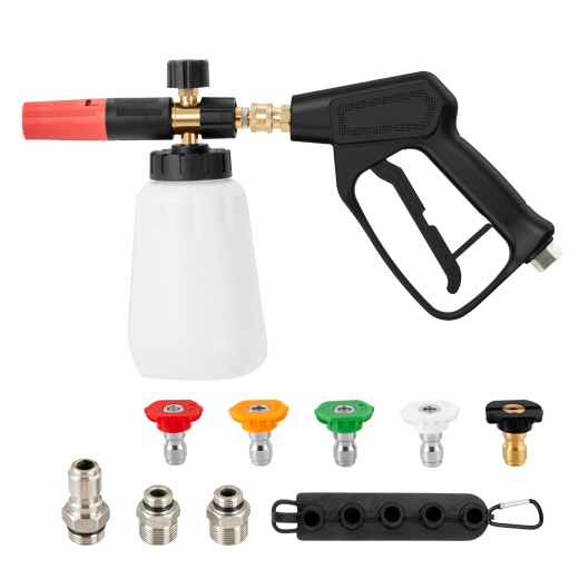 Vevor Pressure Washer Gun Set, 0.22 Gal Foam Cannon, 4000 PSI Washer Spray Gun