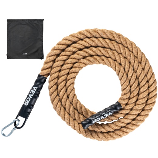 Vevor 1.5"X15ft Gym Climbing Rope Fitness Strength Training Rope Home Exercise