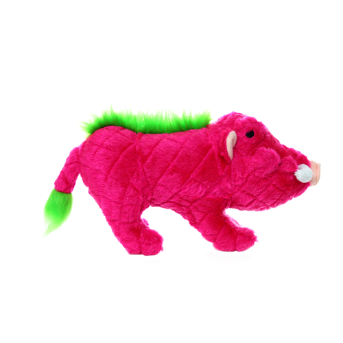 Mighty Safari Warthog Pink Dog Toy