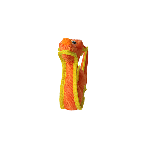 Duraforce Dragon Tiger Orange-Yellow Chew Toy for Dogs