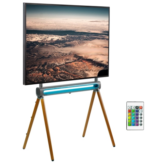 Easel Studio 49" To 70" TV Stand With RGB Light