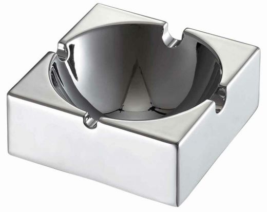 Visol Appeal Square Stainless Steel Cigarette Ashtray