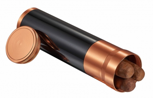 Visol Carlos Jr. 3-Cigar Travel Humidor