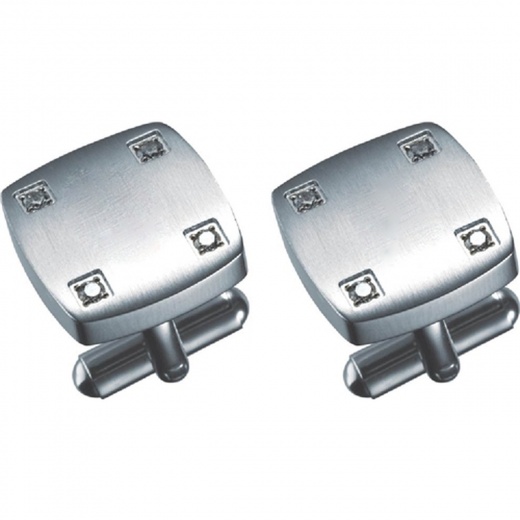 Visol Angelo Stainless Steel Engravable Cufflinks
