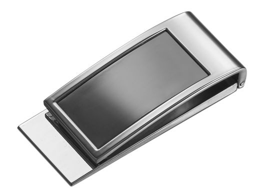 Visol Monticello Gunmetal & Stainless Steel Money Clip