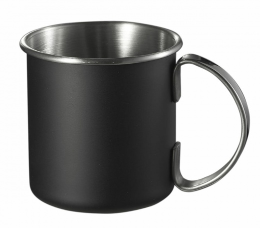 Visol 16 Oz Elise Matte Black Moscow Mule Mug