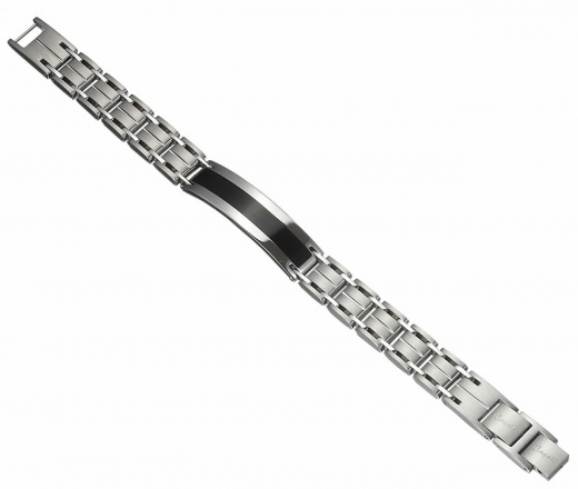 Caseti Turbo Stainless Steel and Black Onyx Bracelet