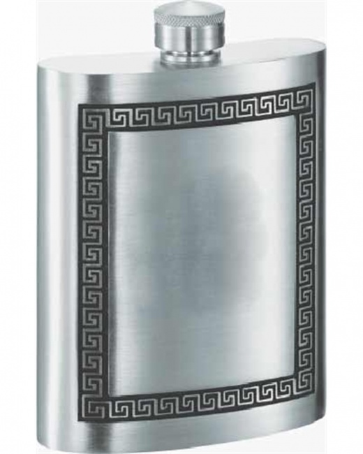 Visol Kalos Greek Design Pewter Hip Flask