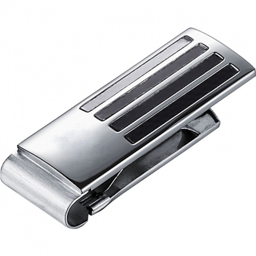 Visol Armand Carbon Fiber Stainless Steel Engravable Money Clip