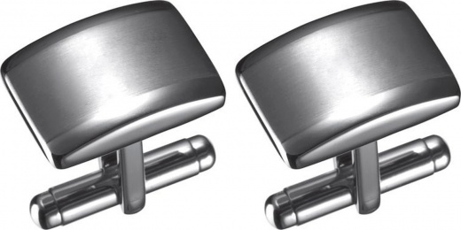 Visol Fidel Stainless Steel Engravable Cufflinks
