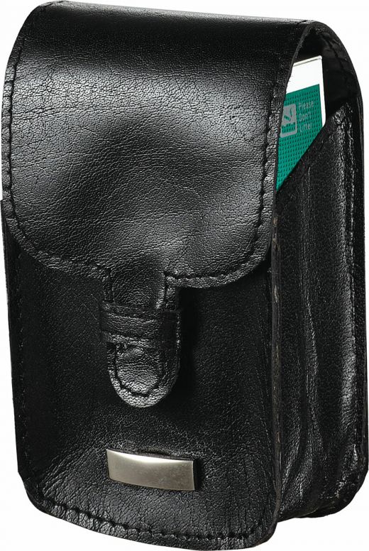 Visol Denver Black Leather Regular Cigarette Pack Holder